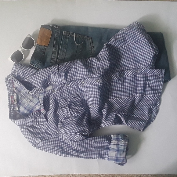 Guess shirt long sleeve or elbow lenght with snap closing - Picture 3 of 7